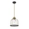 Z-Lite Burren 1 Light Pendant, Bronze + Brass And Clear Seedy 337P12BRZ+HB - alternate 3